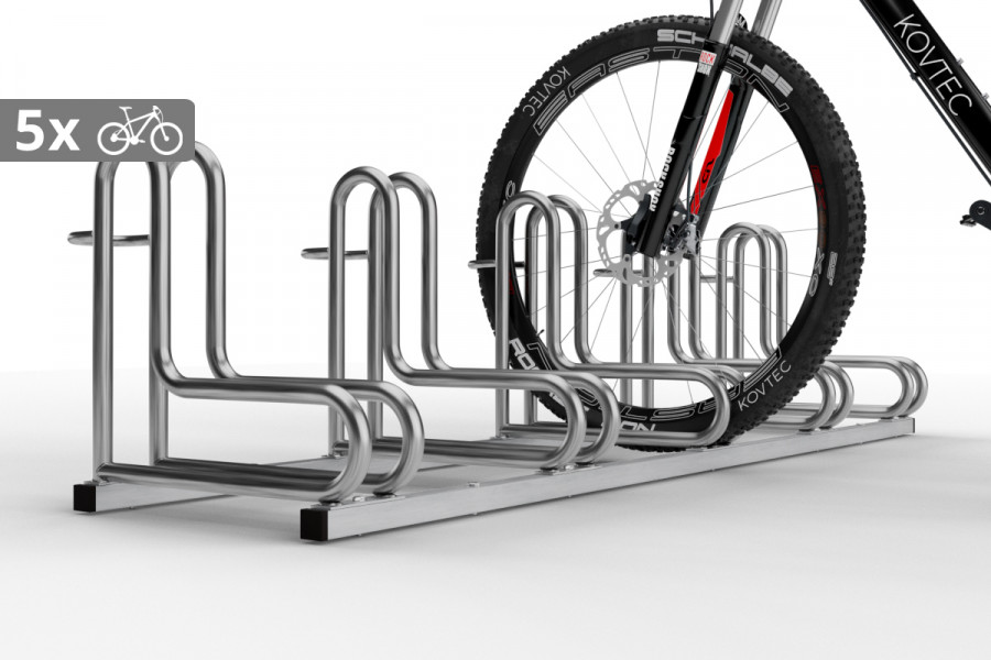 IQ kerékpártároló 5 személyes, rozsdamentes acél