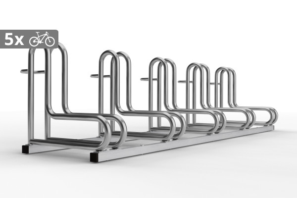 IQ kerékpártároló 5 személyes, rozsdamentes acél