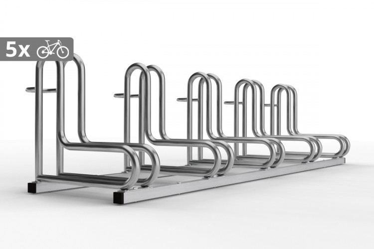 IQ kerékpártároló 5 személyes, rozsdamentes acél
