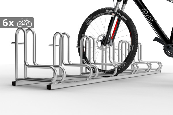 IQ 6 személyes kerékpártároló, horganyzott	