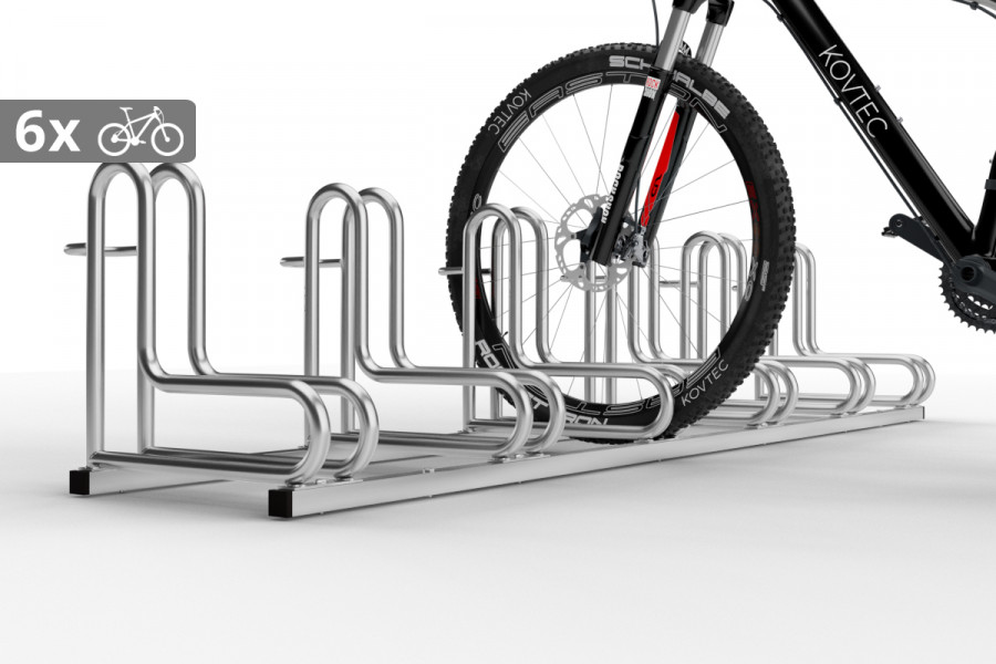 IQ 6 személyes kerékpártároló, horganyzott	