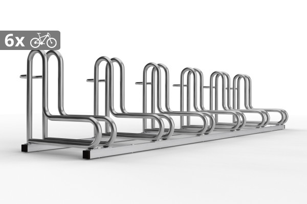 IQ 6 személyes kerékpártároló, rozsdamentes acél