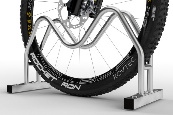 Kétoldalas kerékpártároló MEGA 1 férőhelyes, horganyzott