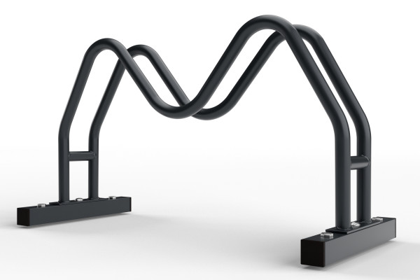 Kétoldalas kerékpártároló MEGA 1 személyes, színes