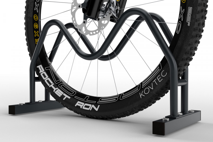 Kétoldalas kerékpártároló MEGA 1 személyes, színes