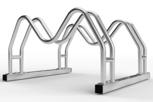 Kétoldalas kerékpártartó MEGA, horganyzott