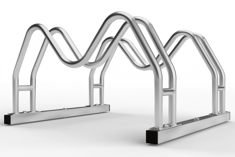 Kétoldalas kerékpártartó MEGA, horganyzott