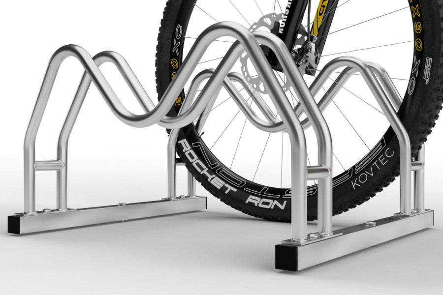 Kétoldalas kerékpártartó MEGA, horganyzott