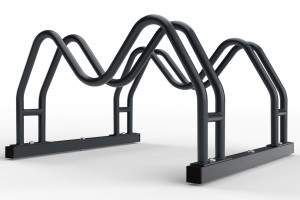 Kétoldalas kerékpártartó MEGA, színes