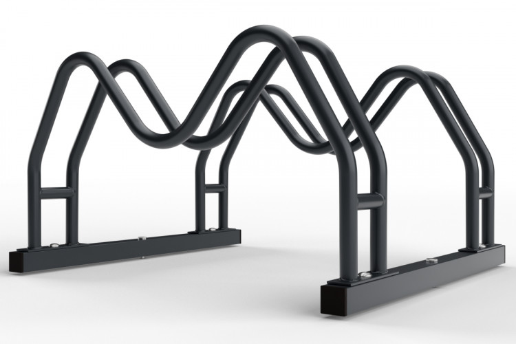 Kétoldalas kerékpártartó MEGA, színes