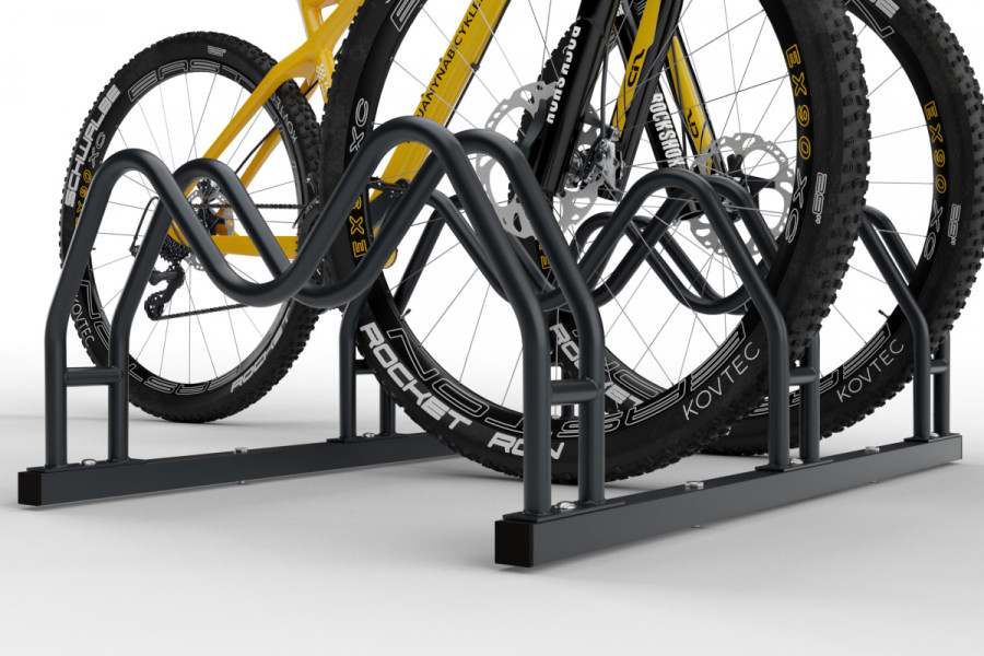 Kétoldalas kerékpártartó MEGA, színes