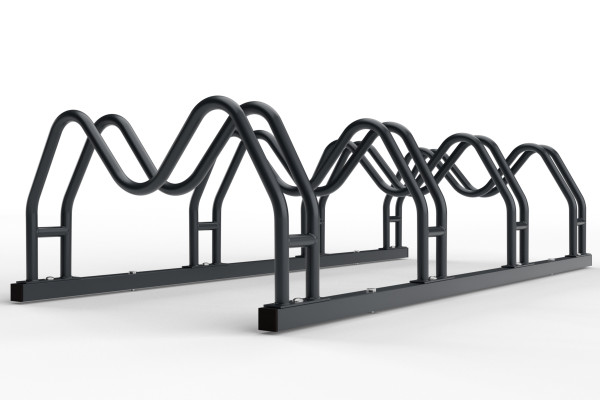 Kétoldalas kerékpártartó 4 db MEGA, színes