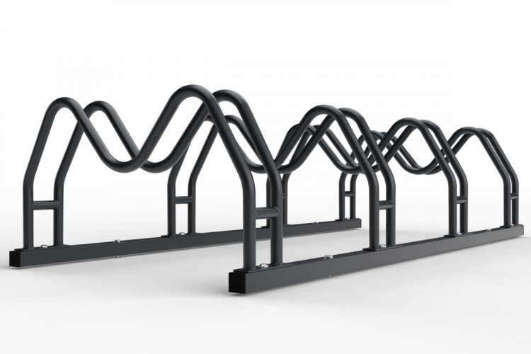 Kétoldalas kerékpártartó 4 db MEGA, színes