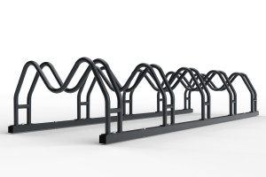 Kétoldalas kerékpártartó 5 db MEGA, színes