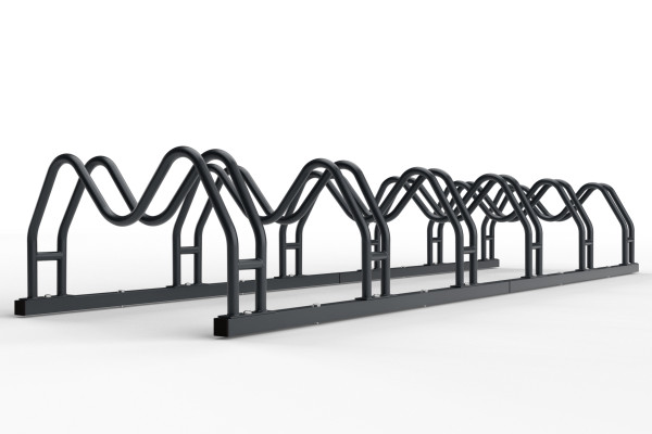 Kétoldalas kerékpártartó 6 db MEGA, színes