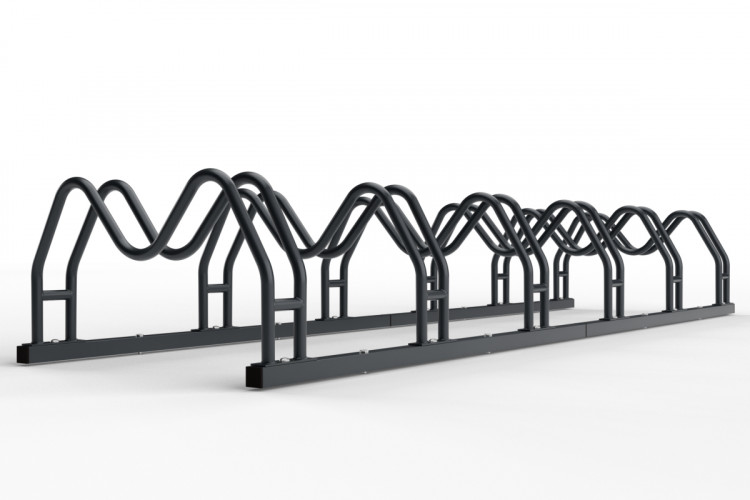 Kétoldalas kerékpártartó 6 db MEGA, színes