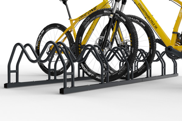 Kétoldalas kerékpártartó 6 db MEGA, színes