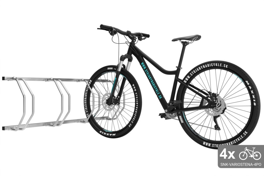 Falra szerelhető 4 kerékpártartó, horganyzott