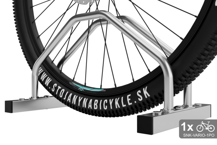 Kétoldalas kerékpártároló VARIO 1 személyes, horganyzott