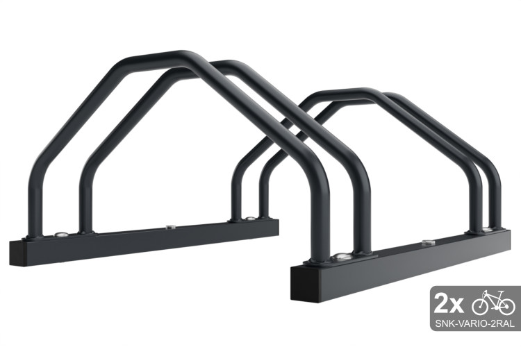Kétoldalas VARIO kerékpártároló, 2 személyes, színes