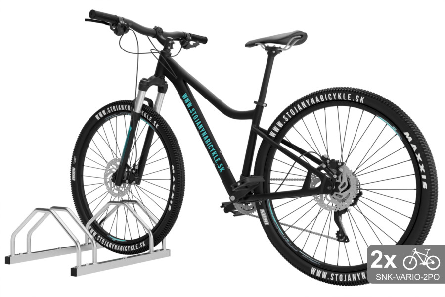 Kétoldalas, 3 személyes VARIO kerékpártartó, horganyzott