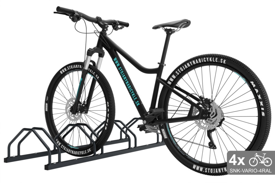 Kétoldalas kerékpártartó 4 db VARIO 4 személyes, színes