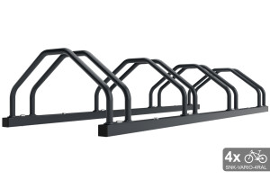 Kétoldalas kerékpártartó 4 db VARIO 4 személyes, színes