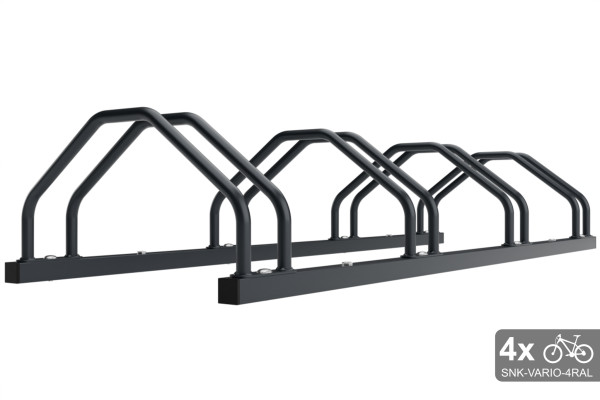 Kétoldalas kerékpártartó 4 db VARIO 4 személyes, színes