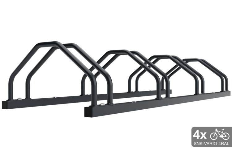 Kétoldalas kerékpártartó 4 db VARIO 4 személyes, színes