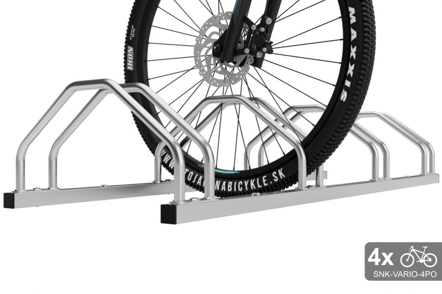 Kétoldalas, 4 kerékpáros tartó, VARIO 4 személyes, horganyzott