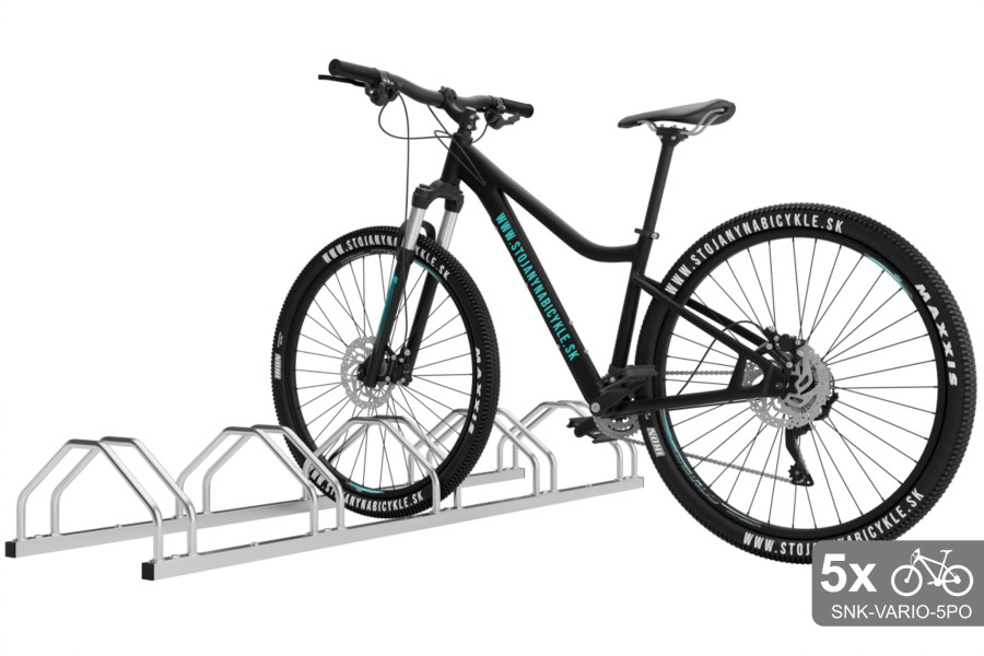 Kétoldalas, 5 kerékpáros tartó, VARIO 5 személyes, horganyzott