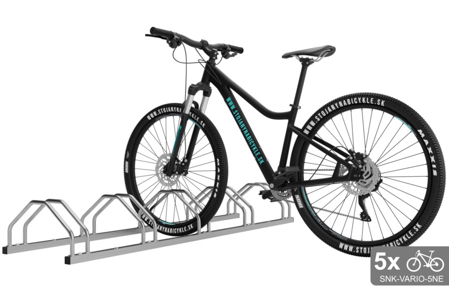 Kétoldalas kerékpártartó 5 kerékpárhoz, VARIO 5 személyes, rozsdamentes acél