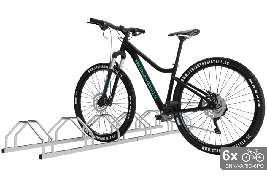Kétoldalas kerékpártartó 6 db-os VARIO 6 személyes, horganyzott