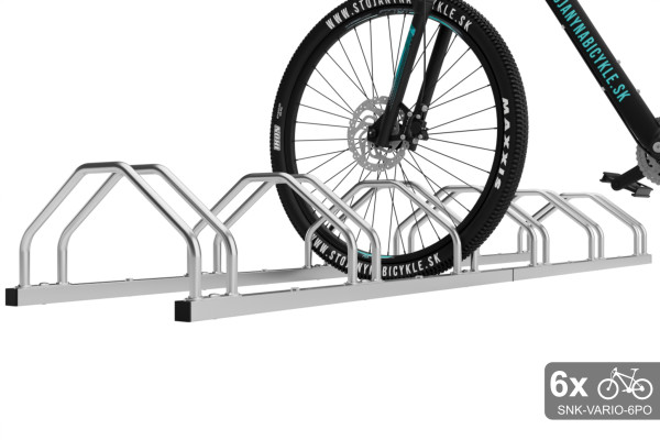 Kétoldalas kerékpártartó 6 db-os VARIO 6 személyes, horganyzott