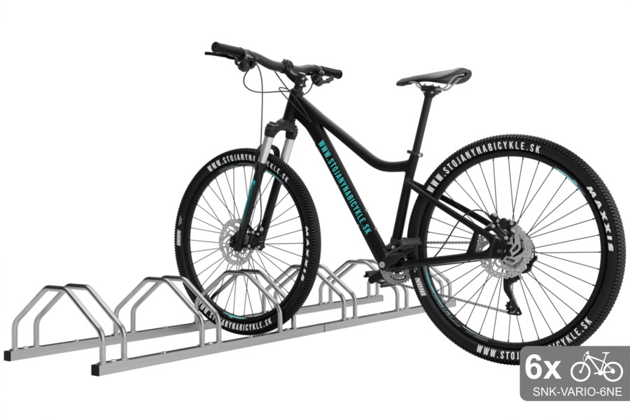Kétoldalas kerékpártartó 6 db-os VARIO 6 személyes, rozsdamentes acél