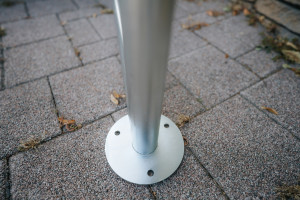 Rollertartó 6 férőhelyes, 120 cm, horganyzott