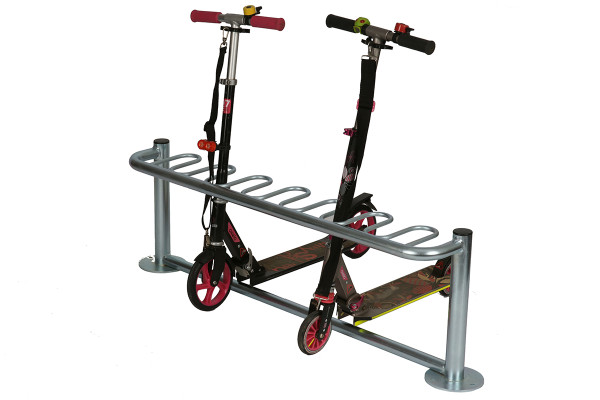 Rollertartó 6 férőhelyes, 120 cm, horganyzott