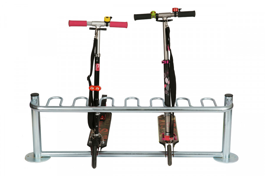 Rollertartó 6 férőhelyes, 120 cm, horganyzott