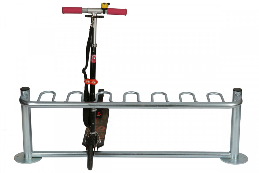 Rollertartó 6 férőhelyes, 120 cm, horganyzott