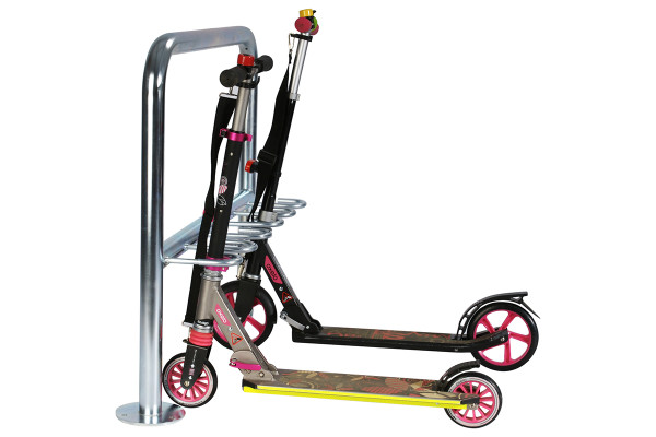 Rollertartó állvány 5 férőhelyes, 100 cm, horganyzott