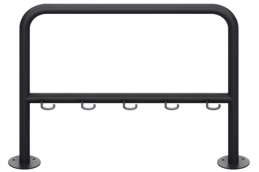 Rollertartó 5 férőhelyes, 100 cm, színes