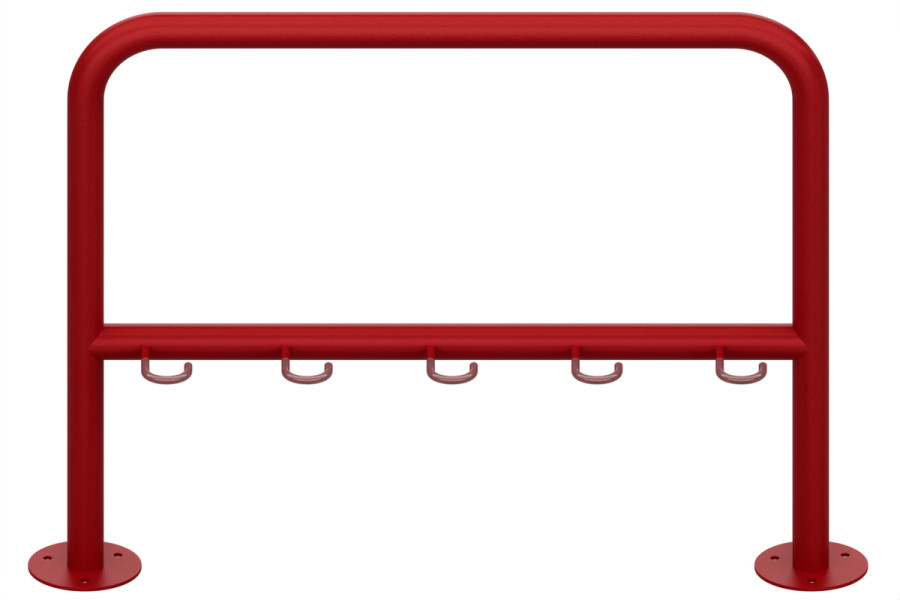 Rollertartó 5 férőhelyes, 100 cm, színes