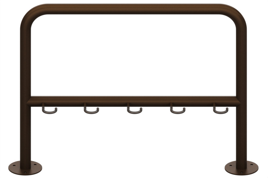 Rollertartó 5 férőhelyes, 100 cm, színes