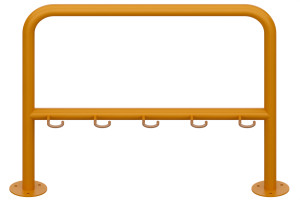 Rollertartó 5 férőhelyes, 100 cm, színes