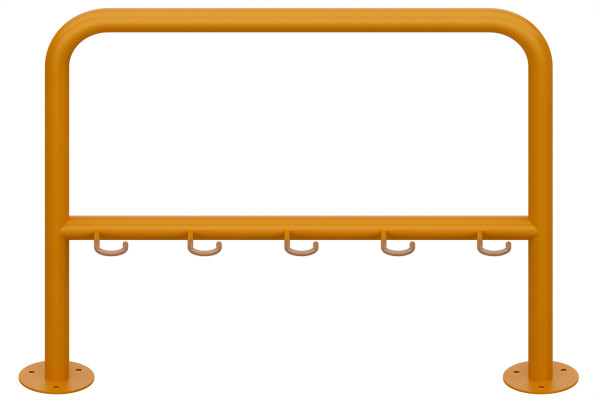 Rollertartó 5 férőhelyes, 100 cm, színes