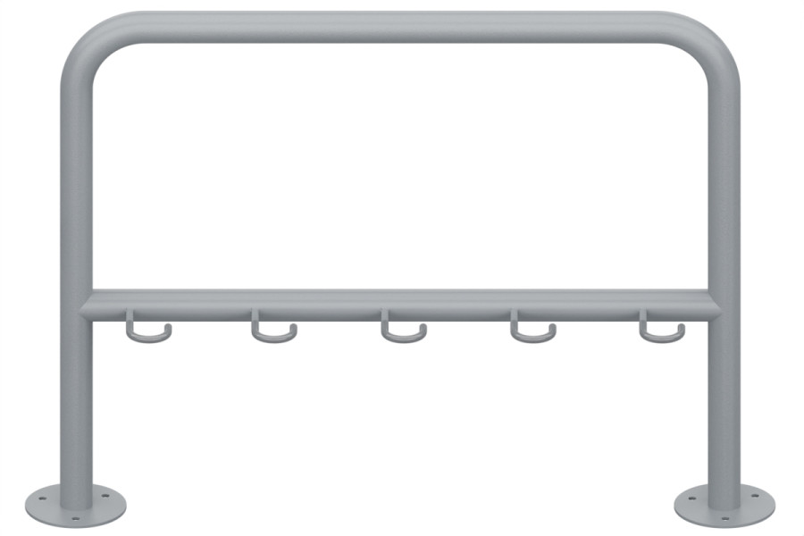 Rollertartó 5 férőhelyes, 100 cm, színes