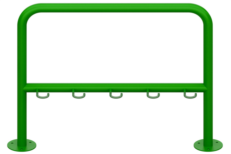 Rollertartó 5 férőhelyes, 100 cm, színes