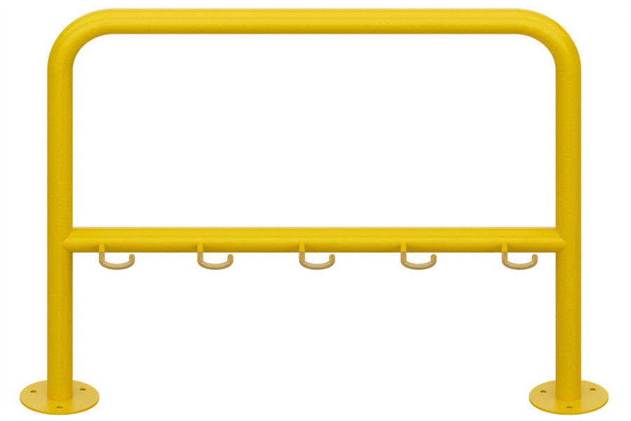 Rollertartó 5 férőhelyes, 100 cm, színes