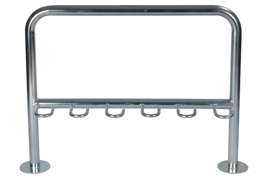 Rollertartó 8 férőhelyes, 150 cm, horganyzott