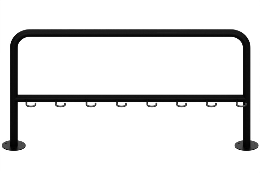 Rollerállvány 8 személyes, 150 cm, színes